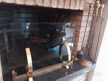 parascintille in ottone e vetro