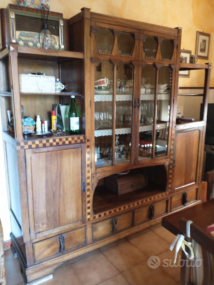 Credenza a vetri in legno inizio 900 Arredamento e Casalinghi In