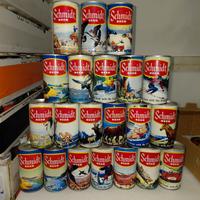 lattine di birra vuote