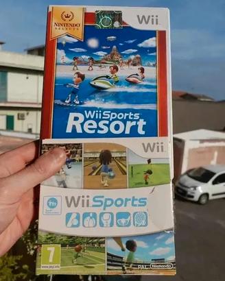 Wii sports + Wii sports resort  per Nintendo wii