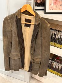 Giacca in pelli stile scamosciata dondup xs