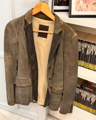 Giacca in pelli stile scamosciata dondup xs