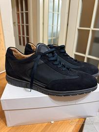 Scarpe stringate blu scuro