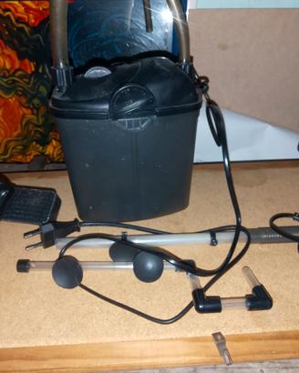 acquario 70 litri con accessori, funzionante 