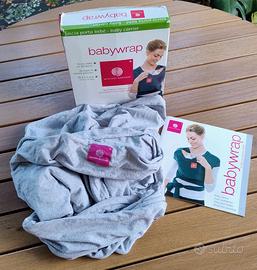 Fascia porta bebè neonato Baby Wrap 40 settimane