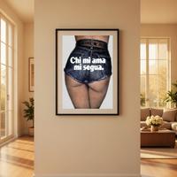 Poster Vintage Jesus Jeans anni ‘70