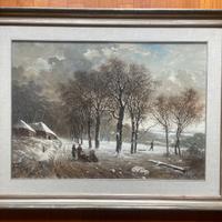 Paesaggio invernale di Raul Viglione 50x70