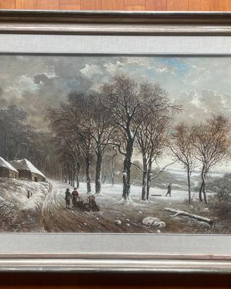 Paesaggio invernale di Raul Viglione 50x70