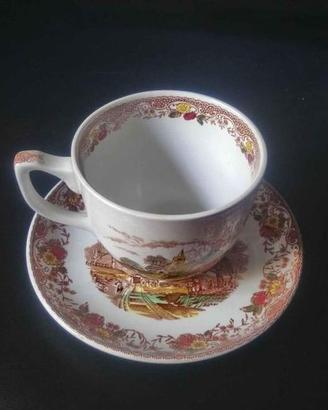 Tazza da tè e piatto ROYAL TUDOR WARE made england