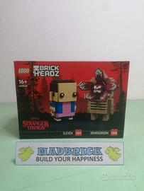LEGO 40549 BrickHeadz Demogorgone e Undici - Nuovo