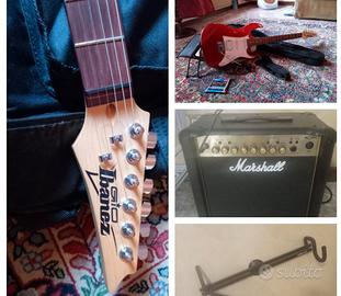 Chitarra elettrica “Gio Ibanez” e Amplificatore