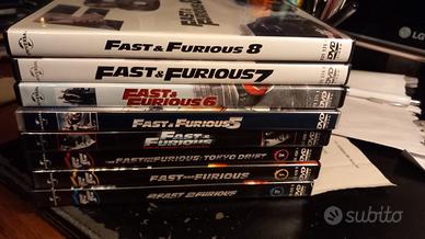 8 dvd fast and furious dal n1 al n8 
