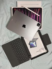 iPad Pro 11 256 gb 4 generaz con penna e cust tast