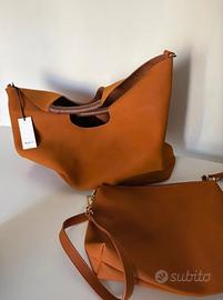 Set due borse Nali color cuoio
