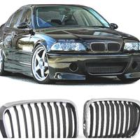 GRIGLIE BMW E46 SEDAN TOURING 98-01 LOOK M NERO CR