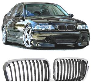 GRIGLIE BMW E46 SEDAN TOURING 98-01 LOOK M NERO CR