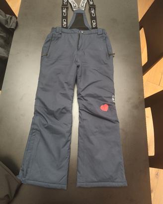 pantaloni sci bambina 11/12 anni 152 cm