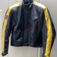 Giacca moto Dainese pelle tg50 vintage naked cafè