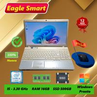 PC sony 15.6" 16GB RAM SSD 500GB - Batteria Nuova