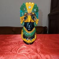 Maya  divinità in Ossidiana