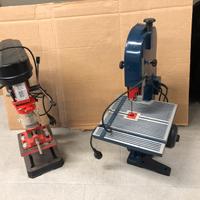 Trapano a colonna + sega circolare
