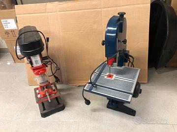 Trapano a colonna + sega circolare