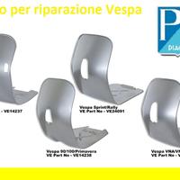 Scudo e Pedana per Telaio Vespa 50 125 150 200