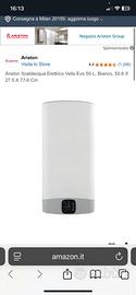 Boiler elettrico ariston 80 L