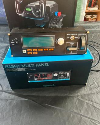 simulatore di volo FLIGHT MULTIPANEL LOGITECH