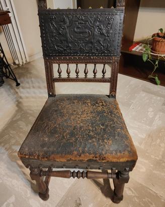 sedie antiquariato 