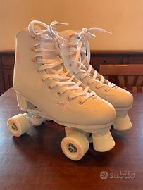 Pattini roller artistico QUAD 100 bianco taglia 41