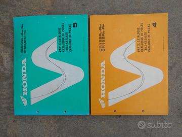 Catalogo ricambi manaule honda CR 125 CR 250