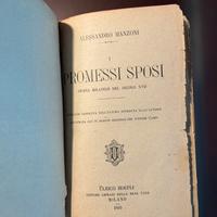 Libro storico I Promessi Sposi - 1895