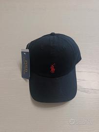 Cappello Ralph Lauren nero e rosso