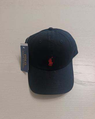 Cappello Ralph Lauren nero e rosso