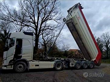 Bilico trattore stradale + vasca ribaltabile Euro5