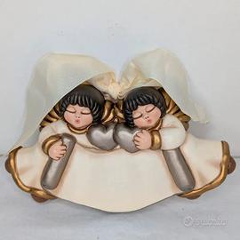 Thun - Coppia Angeli con Targhetta Avorio Original