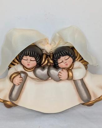 Thun - Coppia Angeli con Targhetta Avorio Original