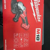 smerigliatrice milwaukee a batteria 