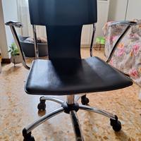 Sedia da ufficio in pelle