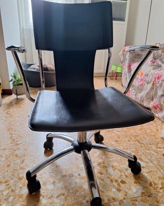 Sedia da ufficio in pelle