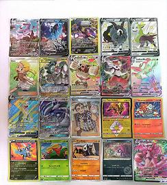 20 carte pokemon rare ed originali in buono stato
