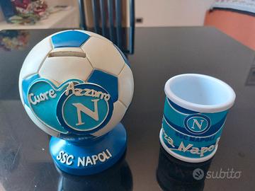 Salvadanaio e tazza Ssc Napoli originale - Collezionismo In vendita a Napoli