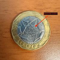 Moneta 1000 Lire 1997 con Errore Di Conio - FDC