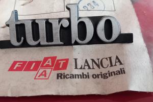 logo/ targhetta/ scritta Autobianchi Y10 Turbo
