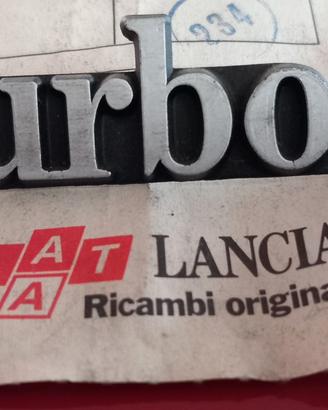 logo/ targhetta/ scritta Autobianchi Y10 Turbo