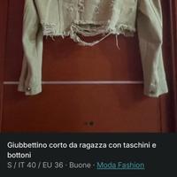 Giubbettino corto da ragazza