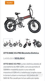 Bici otto bike x5-pro elettrica