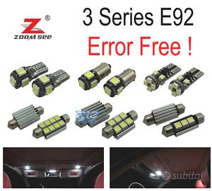 KIT 21 LAMPADE LED INTERNE BMW SERIE 3 E92 COUPE M
