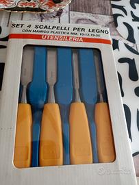 set scalpello per legno 